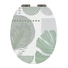 Arvix abattant wc déco charnières inox couvercle plat kimono vert
