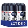 Nivea déodorant bille homme black & white original lot 6 50ml