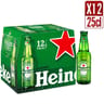 Heineken bière blonde premium 12x25cl 5%vol