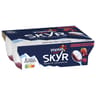 Yoplait skyr 0% sur fruits rouges 4x100g