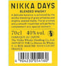 Nikka days whisky 70cl 40%vol