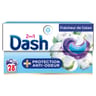 Dash 2 en 1 pods lessive fraîcheur de coton 28 doses 0.669kg