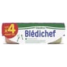 Blédichef  2 mouline de carottes et semoule + risotto épinards kiri dès 12mois 4x230g