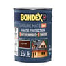 Bondex lasure 2en1 haute protection chene fonce mat veloute 5l
