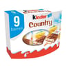 Kinder country barres chocolatées x9-211g