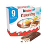 Kinder country barres chocolatées x9-211g