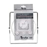 Miroir double x1x2 sur pied métal mobile diam 17cm