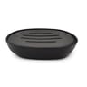 Porte savon plastique noir