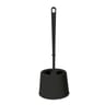 Pot boule + balayette wc plastique coloris noir