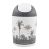 Poubelle swing 5 lt plastique imprime black tree