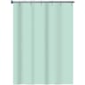 Rideau de douche peva uni vert celadon et terracotta assortis 140x180