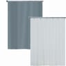 Rideau de douche peva uni 140x180 assotis