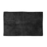 Tapis coton uni roule 45x75 noir