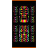 Drap de plage velours jacquard 75x150cm 400 g/m maski