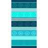Drap de plage velours jacquard 90x170cm 340g/m razao