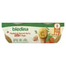 Blédina bols haricots verts carottes veau à la crème dès 8 mois 2x200g