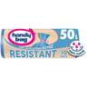 Handy bag 100% plastique recyclé sacs poubelle à lien résistant 50l x10