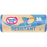Handy bag 100% plastique recyclé sacs poubelle à lien résistant 50l x10