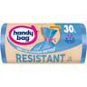 Handy bag 100% plastique recyclé sacs poubelle à lien résistant 30l x15