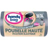 Handy bag 100% plastique recycle sacs poubelle à fixation élastique poubelle haute 20L 30L x15