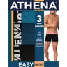 Lot de 3 boxers ligne Easy sport Athena BLEU - 2460 T7
