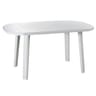 Table salomone 135 cm coloris blanc