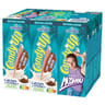 Boisson lactée goût chocolat coco stérilisée uht enrichie en vitamine