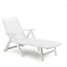 Ipae progarden bain de soleil Smeraldo blanc empilable