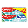 Colgate miaxwhite dentifrice cristaux + blancheur 2x75ml