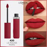 Infaillible matte resistance rouge à lèvres liquide poudré 420 le rouge paris