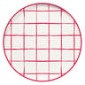 8 assiettes gamme air 23cm travel maker rouge
