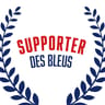 20 serviettes 33x33cm supporter des bleus