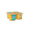 Les 2 Vaches crème dessert  bio vanille 4x95g