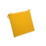 Assise de chaise top uni "colors cumin" 38.5x38.5x5 cm