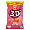 Lay's biscuits apéritifs 3d's saveur bacon 150g