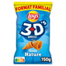 Lay's biscuits apéritifs 3d's saveur nature format familial 150g