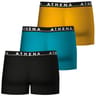 Lot de 3 boxers homme Easy Color Athena 2470 NOIR/BLEU/ORANGE T7