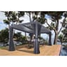 Rideaux et moustiquaire tonnelle bioclimatique 4x3
