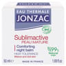 Eau thermale jonzac/sub pm baume nuit pot bio 50ml