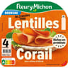 Fleury Michon les tranches végé lentille corail 4 tranches 120g