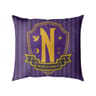Coussin logo nevermore academy netflix mercredi