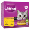 Whiskas Pâtée pour chat sachets fraîcheur festins à la volaille en sauce 24x85g