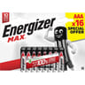 Energize pack de 16 piles alcaline max AAA offre spéciale