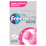 Freedent chewing-gum sans sucres bubble menthe 5x10 - 70g
