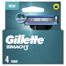 Gilette mach3 recharges de lames de rasoir pour homme x4