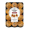 12 barbecue burgers coctail 210g
