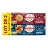 Jacquet toasts ronds nature & foie gras spécial fêtes lot 2x250g