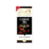 Lindt excellence noir 70% corse 100g