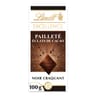 Lindt excellence chocolat pailleté éclat de cacao noir croquant 100g