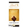 Lindt excellence chocolat pailleté gaufrette noir craquant 100g